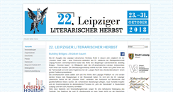 Desktop Screenshot of leipziger-literarischer-herbst.de